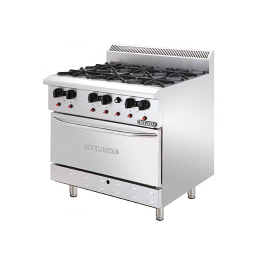 Stainless Steel Oven (6 Burners)